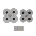 For Nintendo Dual Screen Lite 6sets Conductive Rubber Pad Soft Silicone Adhesive Key Button Pads - 5