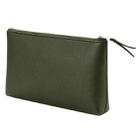 DY08 Large-capacity PU Digital Accessories Storage Bag Mouse Data Cable Protective Bag(Green) - 1