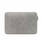 ND12 Lambskin Laptop Lightweight Waterproof Sleeve Bag, Size: 14.1-15.4 inches(Gray) - 1