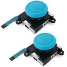 For Nintendo Switch 2pcs Game Console 3D Left Right Interoperability Rocker Remote Sensing Joystick(Blue) - 1