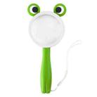 2275 5X/10X Cartoon Animal Handheld Children Science Experiment Magnifying Glass(Green Frog) - 1