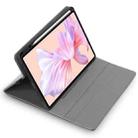 For Huawei MatePad Pro 12.6 inches Microfiber Lambskin Rotatable Magnetic Tablet Protective Cover(Gray) - 1