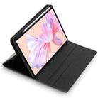 For Huawei MatePad Pro 12.6 inches Microfiber Lambskin Rotatable Magnetic Tablet Protective Cover(Black) - 1