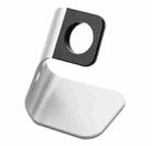 Z65 For Apple Watch Charging Stand Aluminum Alloy Desktop Display Stand(Silver) - 1