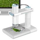 WIFI HD USB Electron Microscope Digital Magnifier With Stand(White) - 1