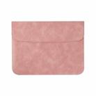 A20 Laptop Bag Magnetic Suction Slim Tablet Case Inner Bag, Size: 11/12 inch(Pink) - 1
