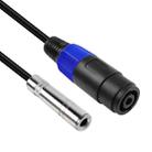 4 Core Ommus Female To 6.35mm Female Audio Cable(0.3m) - 1