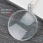 Metal Chain Round Expansion Mirror Glass Lens Necklace Magnifier(Gold) - 3