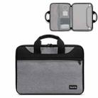 Baona BN-I003 Oxford Cloth Full Open Portable Waterproof Laptop Bag, Size: 11/12 inches(Grey) - 1