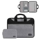 Baona BN-I003 Oxford Cloth Full Open Portable Waterproof Laptop Bag, Size: 14/15/15.6 inches(Gray+Power Bag) - 1