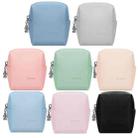 Baona BN-G003 Leather Mini Portable Multifunctional Digital Storage Bag(Zipper Light Apricot Color) - 2