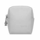Baona BN-G003 Leather Mini Portable Multifunctional Digital Storage Bag(Zipper Gray) - 1