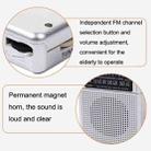BAIJIALI KK-928 Portable Radio AM / FM Two Band Mini Built-in Speaker Radio(Silver Gray) - 3