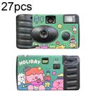 27pcs Holidays Retro Film Camera Waterproof Cartoon Decorative Stickers without Camera - 1