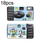 18pcs Sking Retro Film Camera Waterproof Cartoon Decorative Stickers without Camera - 1