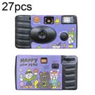 27pcs New Year Retro Film Camera Waterproof Cartoon Decorative Stickers without Camera - 1