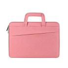 ST03 Waterproof Laptop Storage Bag Briefcase Multi-compartment Laptop Sleeve, Size: 11.6-12.5 inches(Pink) - 1