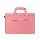 ST03 Waterproof Laptop Storage Bag Briefcase Multi-compartment Laptop Sleeve, Size: 13.3 inches(Pink) - 1