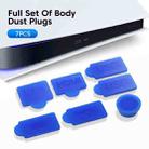 For PS5 2sets 7pcs/Set Dust Plug Silicone Dust Protector Anti-Dust Cover(White) - 3