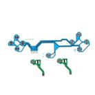 For PS5 Controller 2sets Button Ribbon Circuit Board Conductive Film(Blue+Green) - 1
