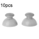 For Nintendo Gamecube NGC Controller 10pcs Joystick Cap Replacement Parts(Grey) - 1