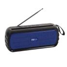 BAIJIALI SY-918 Solar Emergency Radio Read U Disk Large Volume Speaker LED Light Portable Player(Blue) - 1