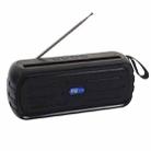 BAIJIALI SY-918 Solar Emergency Radio Read U Disk Large Volume Speaker LED Light Portable Player(Black) - 1