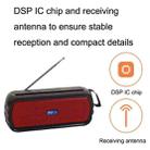 BAIJIALI SY-918 Solar Emergency Radio Read U Disk Large Volume Speaker LED Light Portable Player(Red) - 3