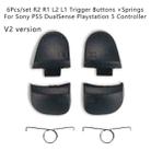 For PS5 Controller New V2 Version 2sets R2 L2 L1 L2 Buttons Spring DualSense Gamepad Button Set - 2