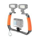 TELESIN  Action Camera Handheld Grip Stabilizer Underwater Scuba Diving Mount - 1