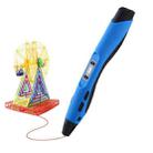 SL-300  3D Printing Pen 8 Speed Control High Temperature Version Support PLA/ABS Filament With UK Plug(Dark Blue) - 1