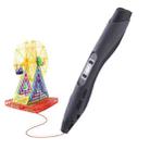 SL-300  3D Printing Pen 8 Speed Control High Temperature Version Support PLA/ABS Filament With EU Plug(Dark Grey) - 1