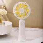 M9 Handheld Mini Fan Outdoor USB Charging Desktop Fan 800mAh(White) - 1