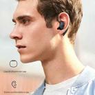 S260 Hanging Ear With Charging Bin Digital Display Stereo Bluetooth Earphones(Black) - 7
