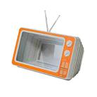 Retro TV Mobile Phone Screen Video Amplifier Mobile Phone Holder(Orange) - 1