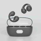 AIR8 Clip Ear With Digital Display Charging Bin Wireless Bluetooth Earphones(Black) - 1