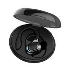 F8 Hanging Ear Stereo Wireless Bluetooth Earphones With Charging Bin(Black Single Ear) - 1