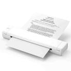 M08F Bluetooth Wireless Handheld Portable Thermal Printer(White A4 Version) - 1