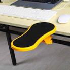 180 Degree Rotating Computer Table Hand Support Wrist Support Mouse Pad Mouse Pad Model (Yellow) - 1