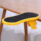 180 Degree Rotating Computer Table Hand Support Wrist Support Mouse Pad Surface Adhesive Pad Model (Yellow) - 1