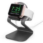 AhaStyle ST03 For Apple Watch Series Aluminum Alloy Stand Base(Black) - 1