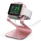 AhaStyle ST03 For Apple Watch Series Aluminum Alloy Stand Base(Rose Gold) - 1