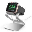 AhaStyle ST03 For Apple Watch Series Aluminum Alloy Stand Base(Silver) - 1