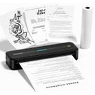 Phomemo M832 300dpi Wireless Thermal Portable Printer, Size: A4 Version(Black) - 1