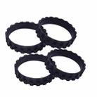 For IRobot 5/6/7/8/9/ I7/E3/E5 Sweeper Mopper 2pairs Wheel Tire Leather - 1