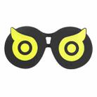 For PICO 4 Hifylux PC-ZF23 Owl Lens Protector Dust Scratch VR Glasses Silicone Case(Yellow) - 1