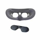 For DJI Goggles 2 Foam Padding Sponge Eye Pad Mask With Lens Cover Gray - 1