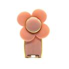 Flower Big Windmill Mobile Phone Ring Bracket Multifunctional Paste Type Rotating Lazy Bracket(Pink) - 1