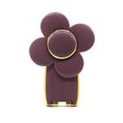 Flower Big Windmill Mobile Phone Ring Bracket Multifunctional Paste Type Rotating Lazy Bracket(Purple) - 1