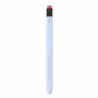 For Apple Pencil 2 AhaStyle PT180-2 Silicone Protective Case Anti-Slip And Anti-Drop Capacitive Pen Case(Sky Blue) - 1